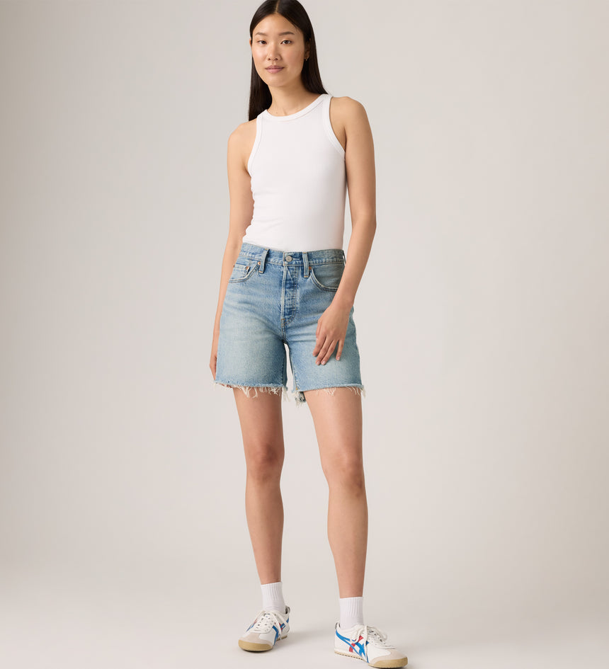 Main 4 - Levi's® Women's 501® Mid-Thigh Shorts - A92960001
