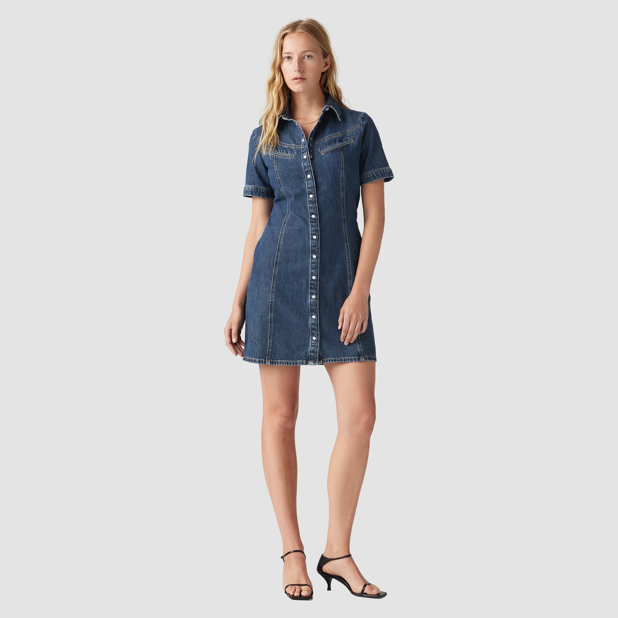 Women's Rinoa Denim Dress in Sledge Sister Style Women's Rinoa Denim Dress in Sledge Sister Style