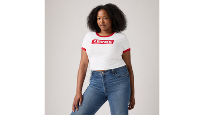 Beyoncé X Levi’s® Graphic Essential Sporty Ringer Tee