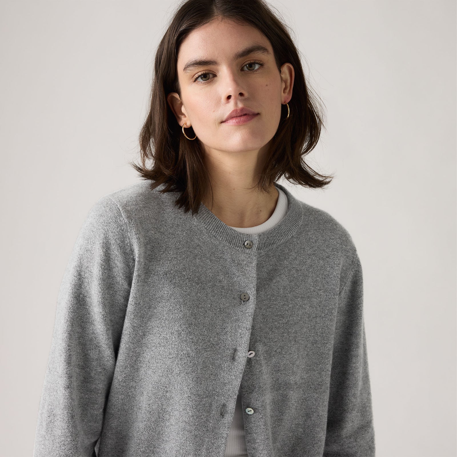 Main 4 - Levi's® Women's Supersoft Crewneck Cardigan - 0037P0001