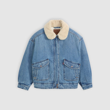 Thumbnail 5 - Levi's® Women's Sherpa Bomber Jacket - 003JF0001