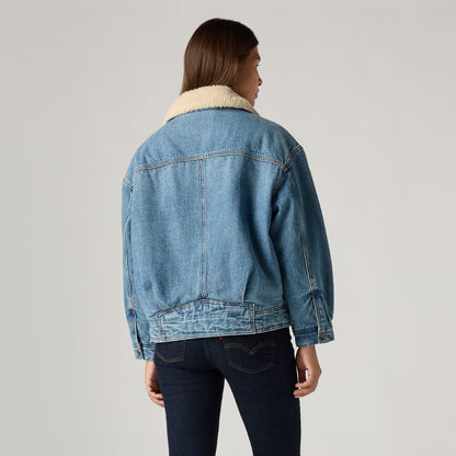 Thumbnail 4 - Levi's® Women's Sherpa Bomber Jacket - 003JF0001
