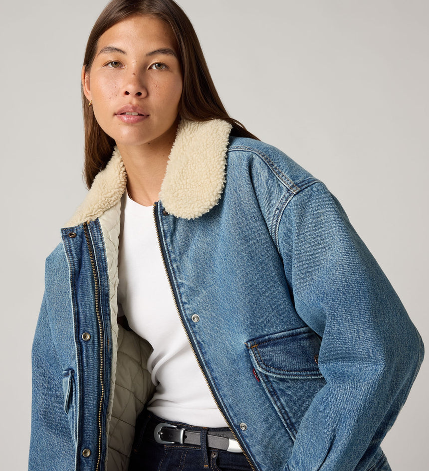 Main 1 - Levi's® Women's Sherpa Bomber Jacket - 003JF0001