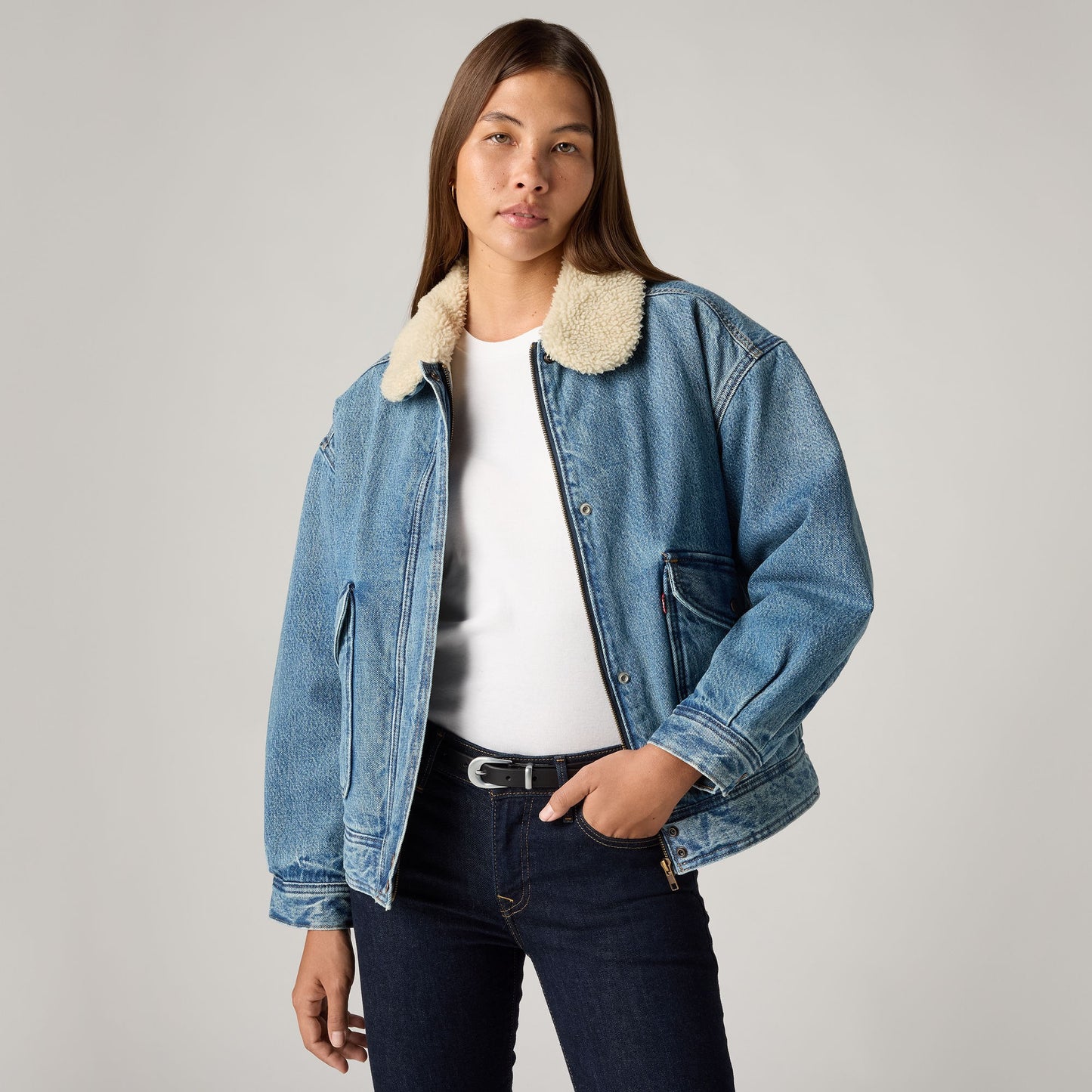 Levi's® Women's Sherpa Bomber Jacket
