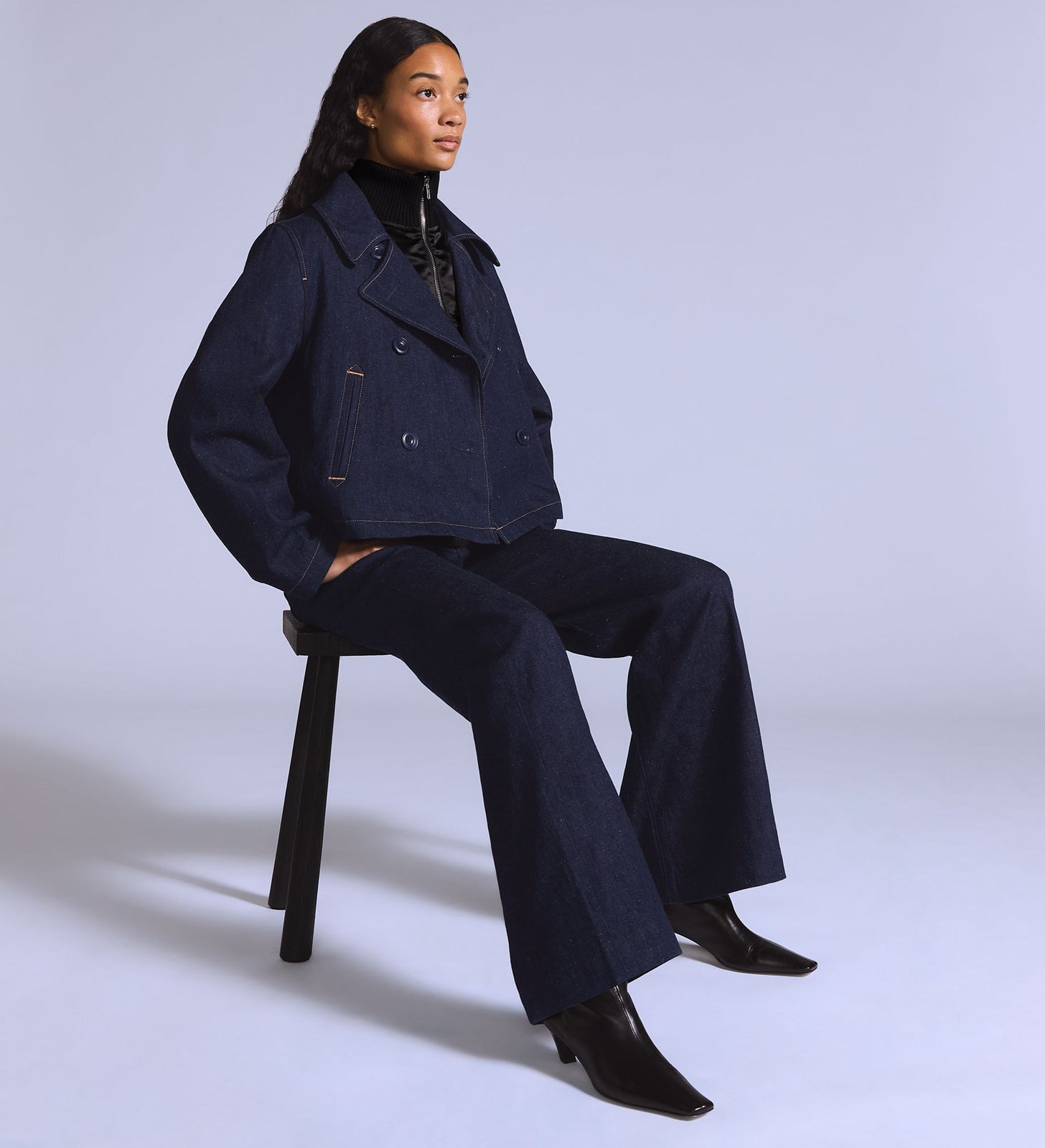Main 3 - Levi's® Blue Tab™ Women's Mariner Peacoat - 003JN0000