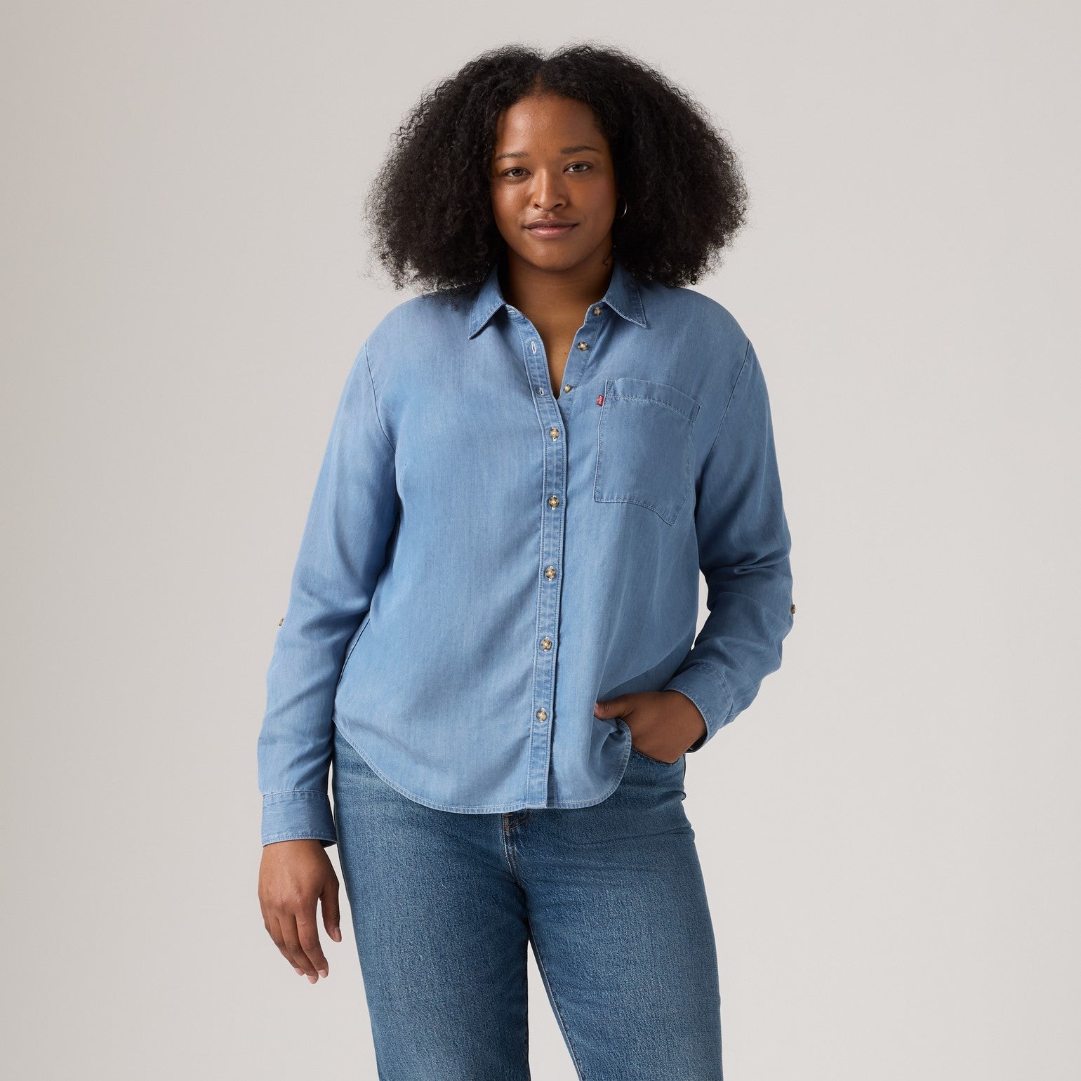 Main 1 - Levi's® Women's Darlene Shirt (Plus Size) SCL - 