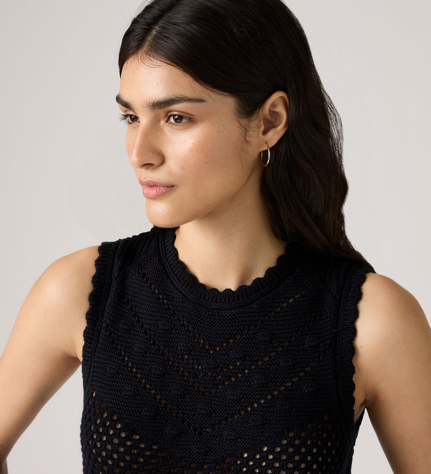 Main 4 - Levi's® Women's Adrienne Crochet Tank - 0040R0001