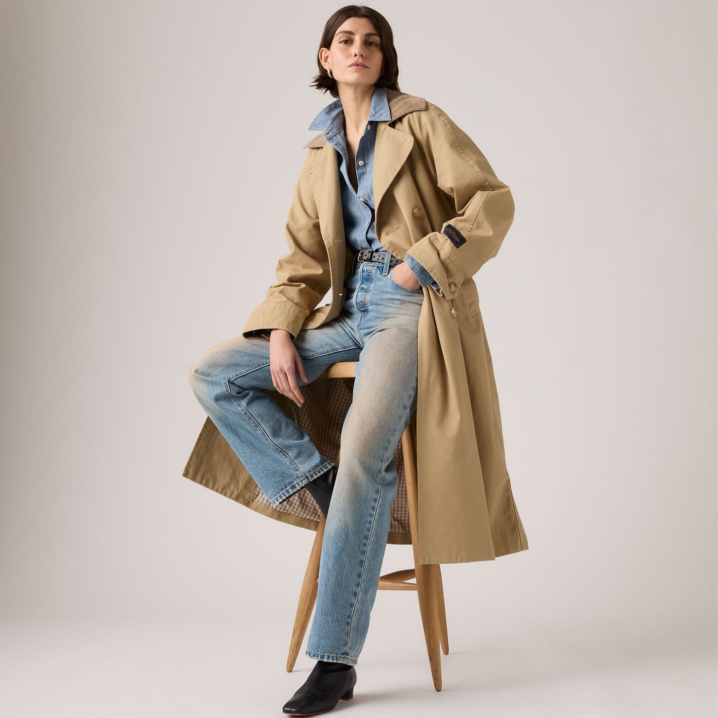 Levi's® Women's Bree Classic Long Trench Coat