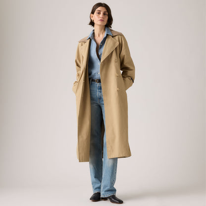 Thumbnail 2 - Levi's® Women's Bree Classic Long Trench Coat - 005AP0003