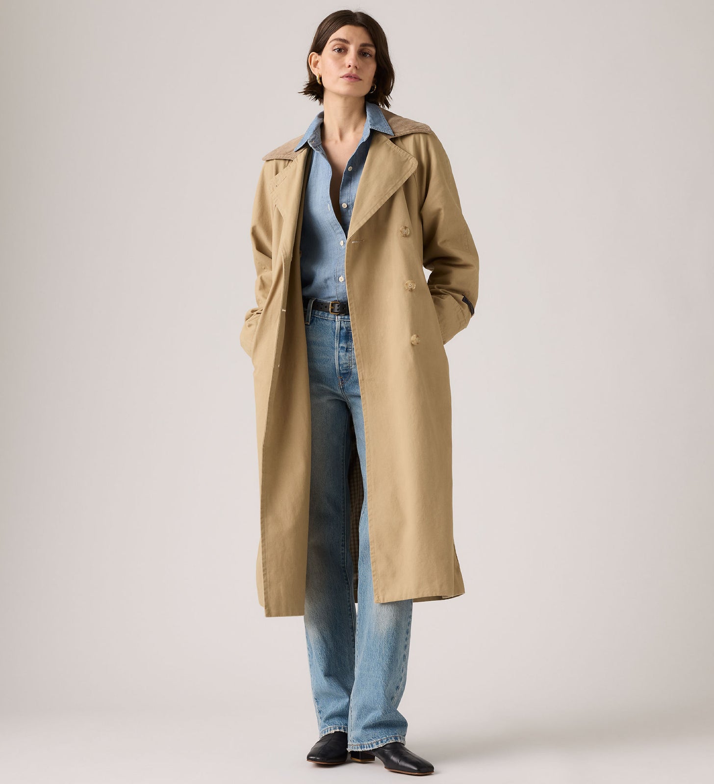 Main 2 - Levi's® Women's Bree Classic Long Trench Coat - 005AP0003