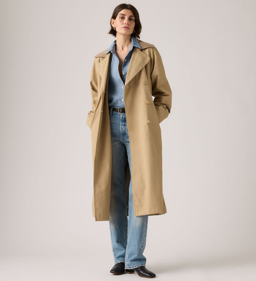 Main 2 - Levi's® Women's Bree Classic Long Trench Coat - 005AP0003
