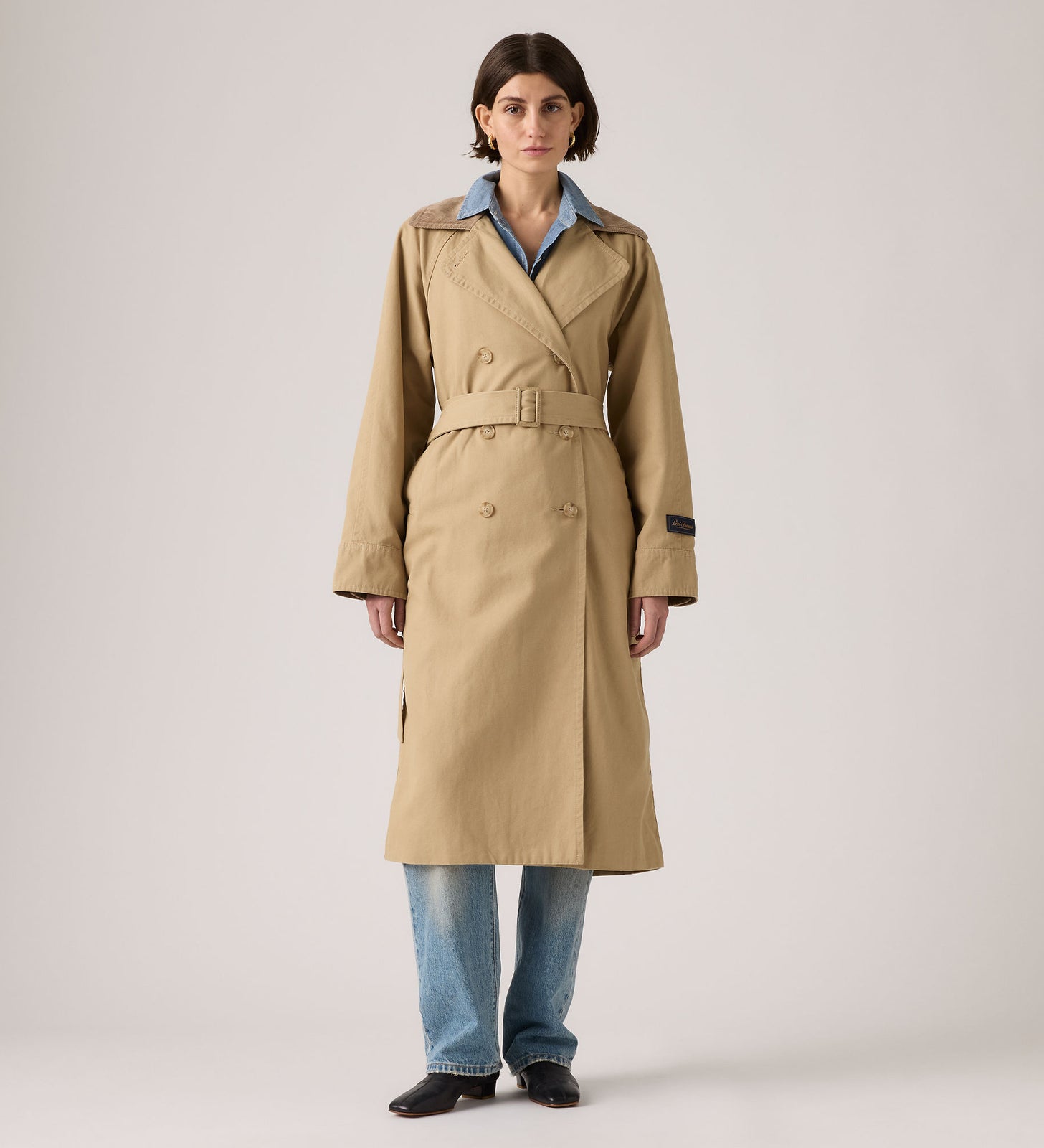 Main 4 - Levi's® Women's Bree Classic Long Trench Coat - 005AP0003