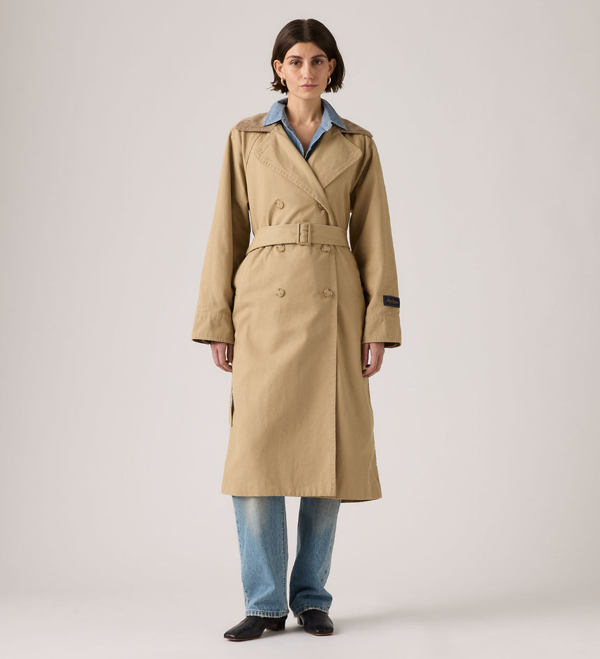 Main 4 - Levi's® Women's Bree Classic Long Trench Coat - 005AP0003