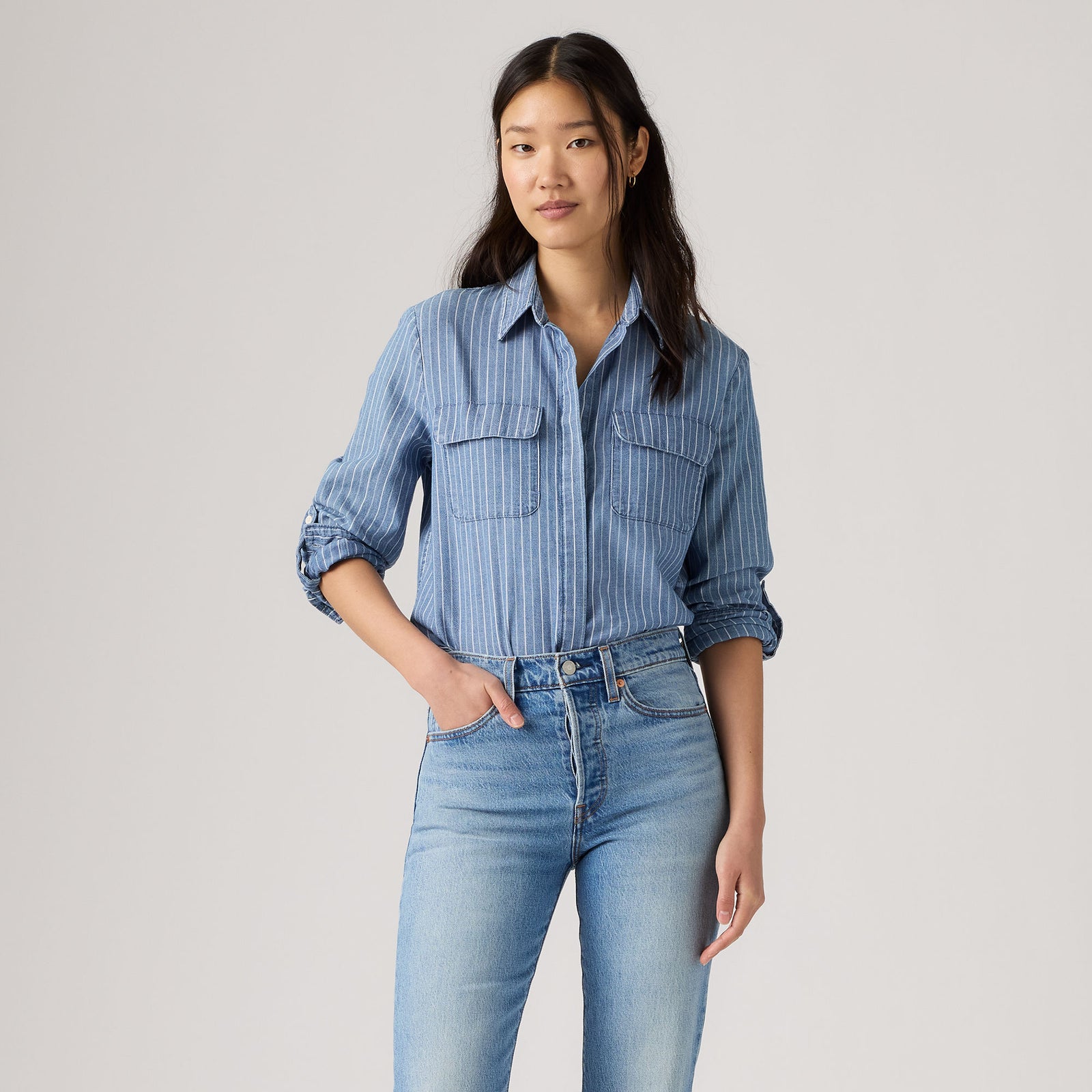 Main 1 - Levi's® Women's Elaine Utility Shirt - 005NJ0020