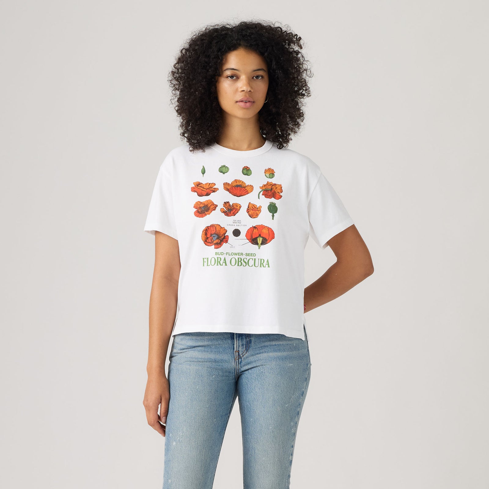 Main 3 - Levi's® Women's Graphic Vintage Short-Sleeve Tee - 005OY0047