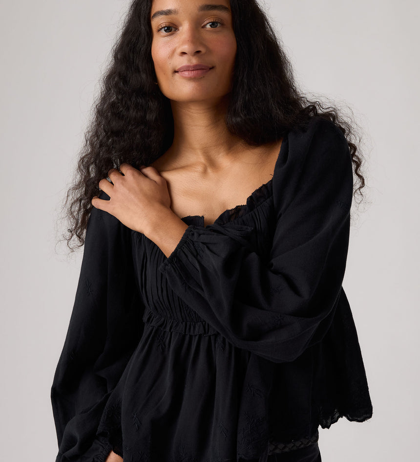 Main 4 - Levi's® Women's Ottie Long-Sleeve Blouse - 005ZT0000