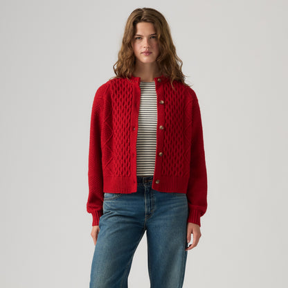 Thumbnail 2 - Levi's® Women's Charlotte Crewneck Cardigan - 007VG0010