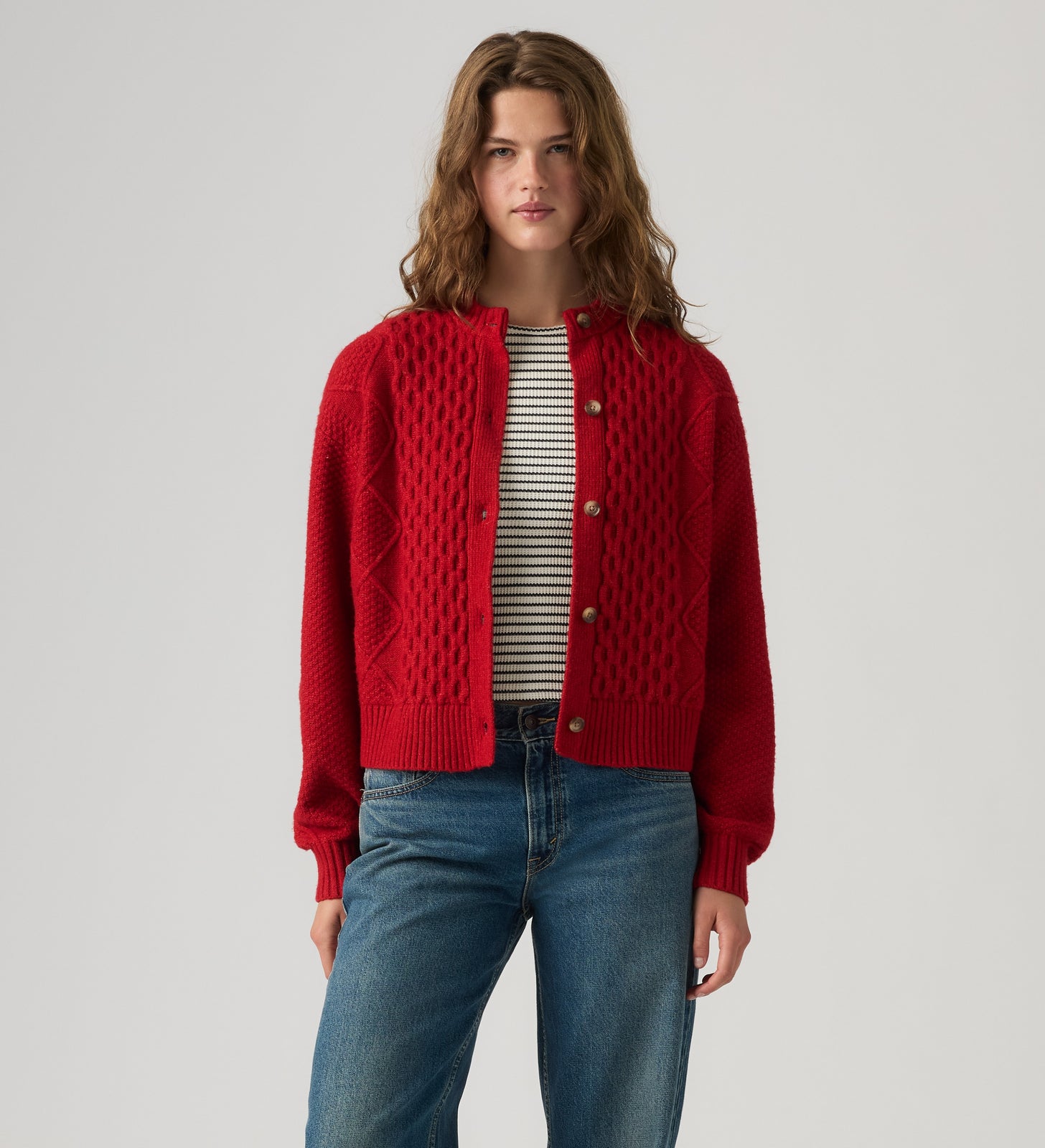 Main 2 - Levi's® Women's Charlotte Crewneck Cardigan - 007VG0010