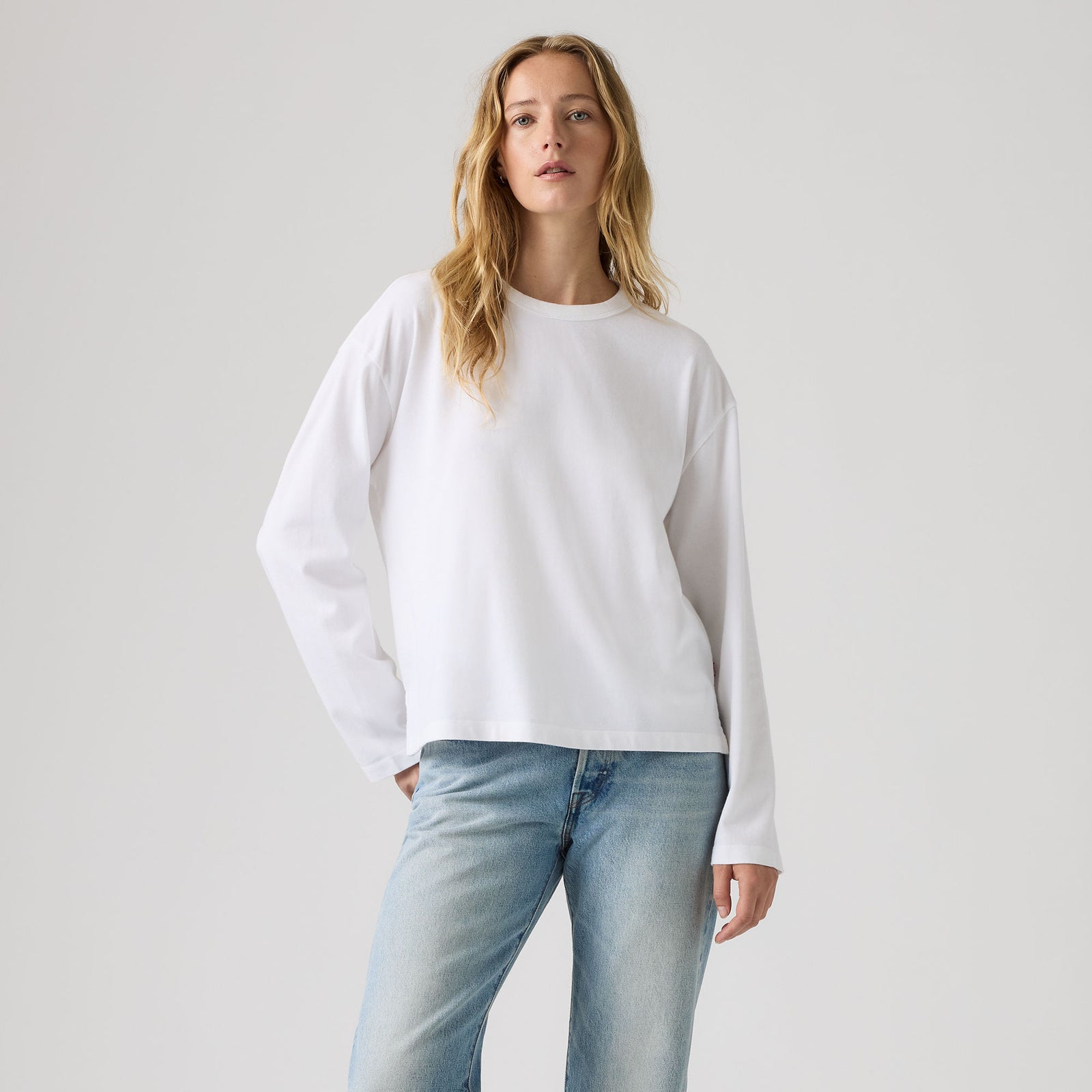 Main 3 - Levi's® Women's Vintage Long-Sleeve Tee - 0085S0000