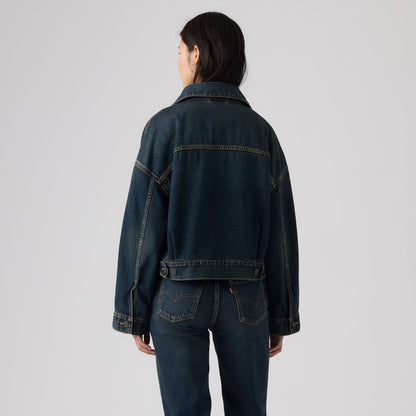 Thumbnail 3 - Levi's® Women's Loose Crop Trucker Jacket - 0089L0007