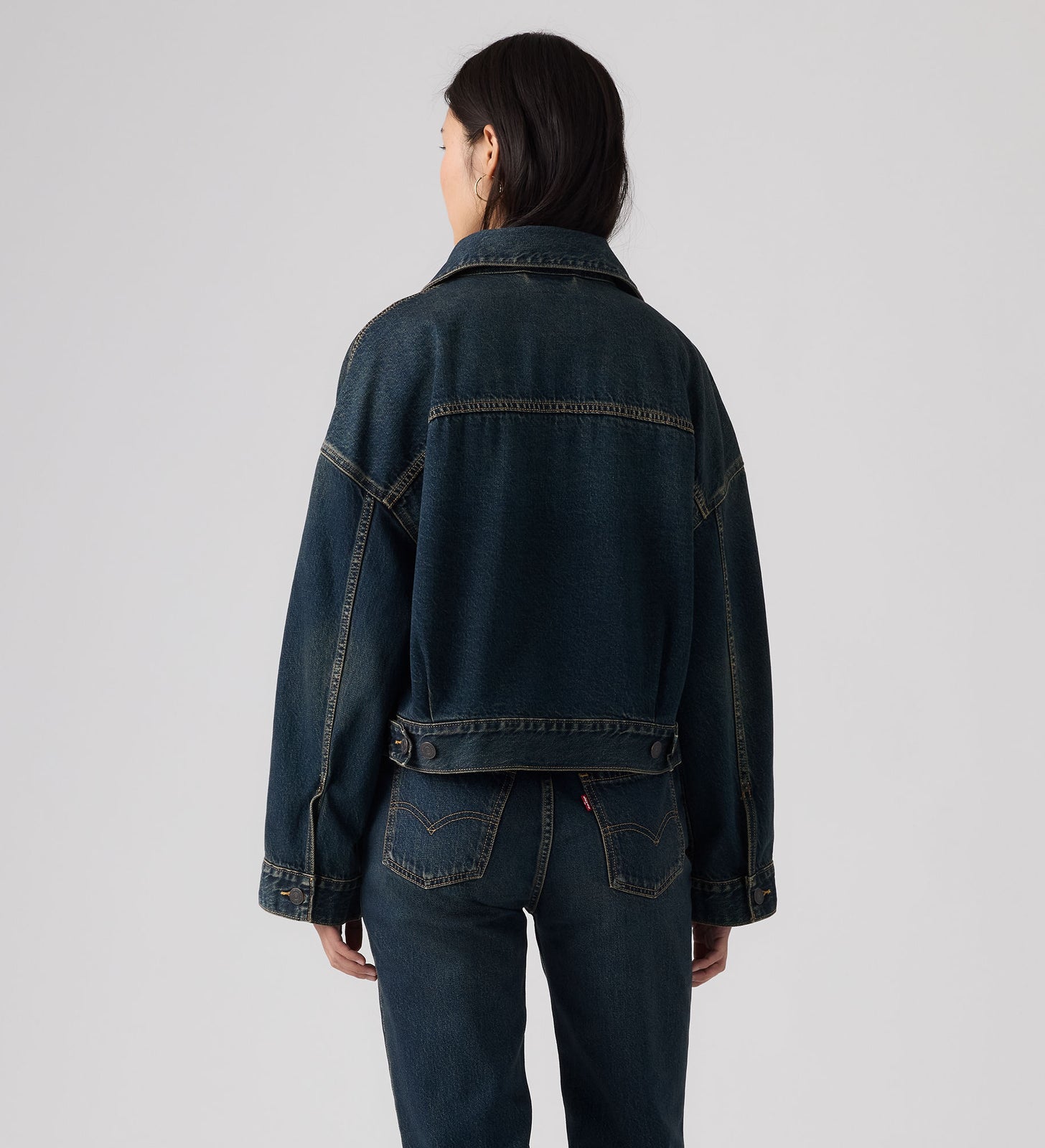 Main 3 - Levi's® Women's Loose Crop Trucker Jacket - 0089L0007