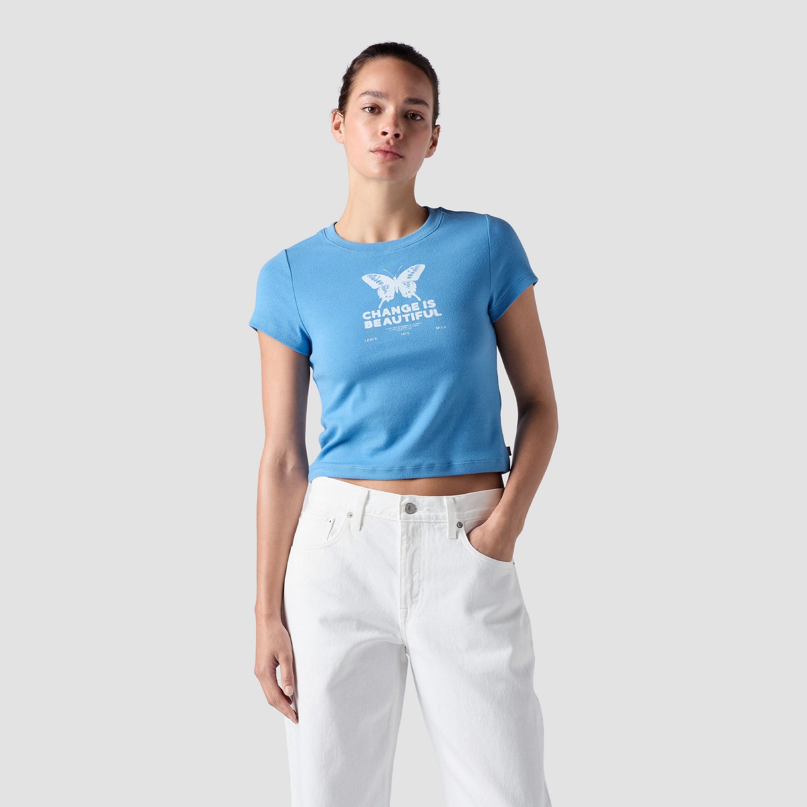 Main 1 - Levi's® Women's Graphic Essential Baby Tee - 008CH0023