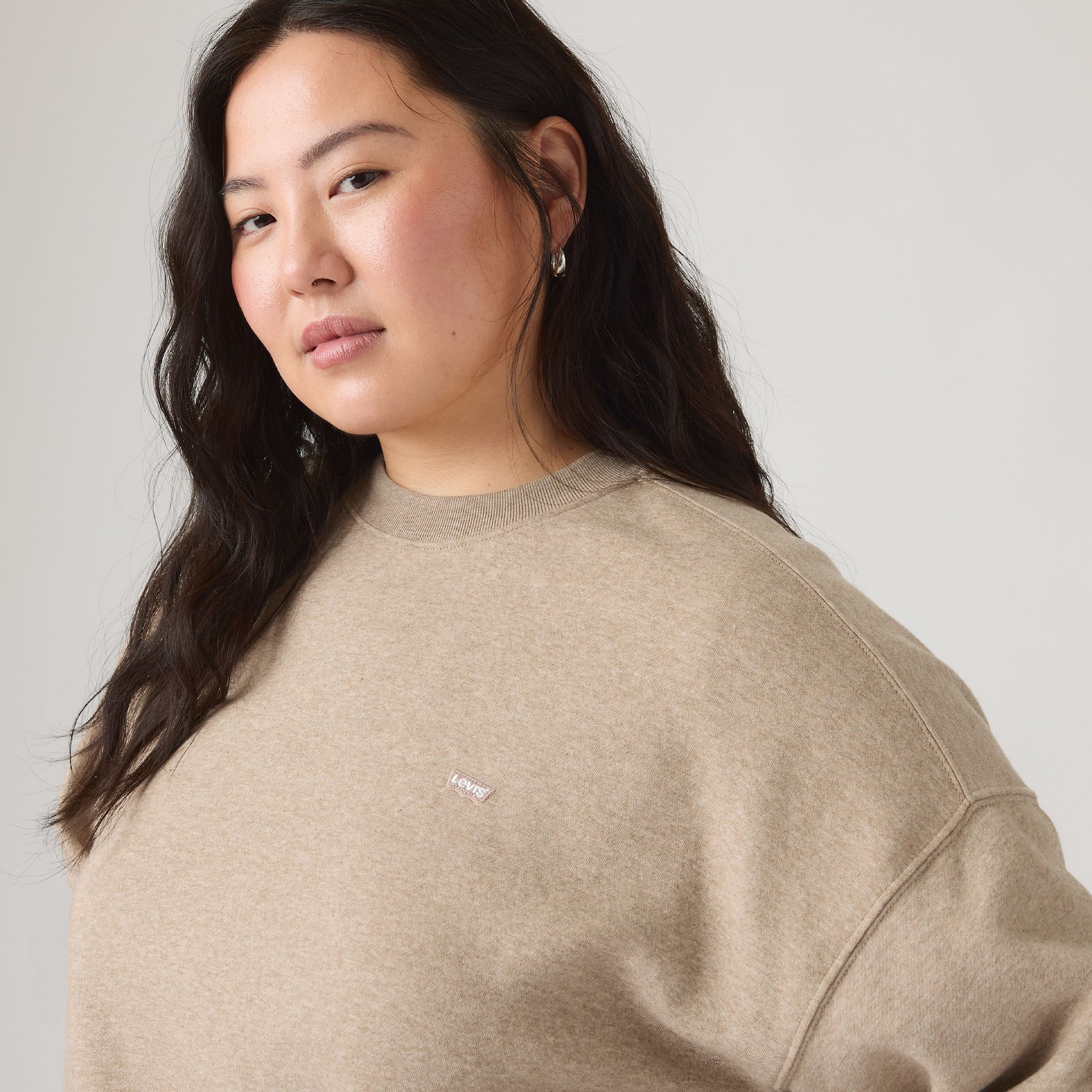 Main 1 - Levi's® Women's Everyday Crewneck Sweatshirt (Plus Size) - 009AX0001