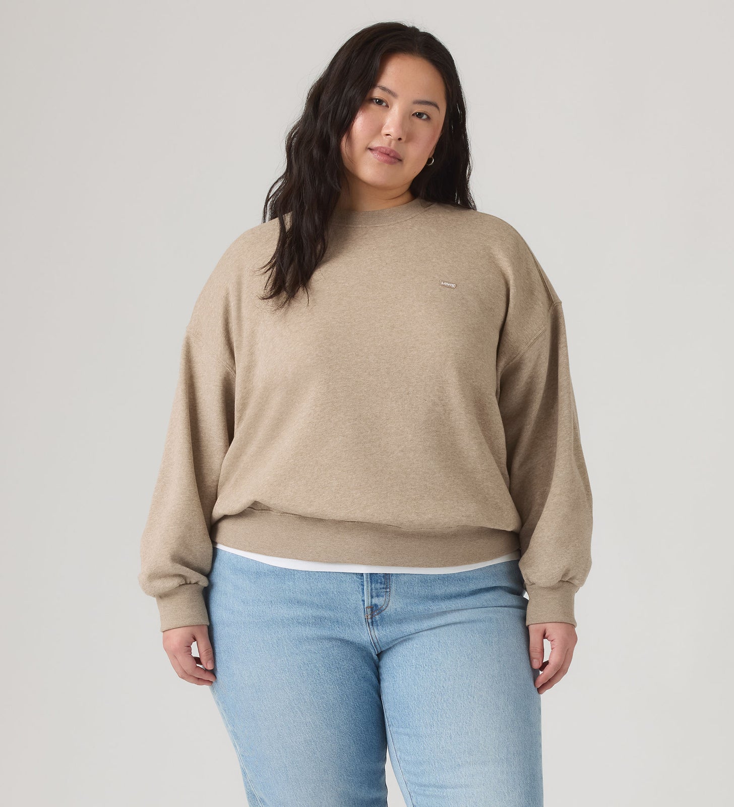 Main 3 - Levi's® Women's Everyday Crewneck Sweatshirt (Plus Size) - 009AX0001