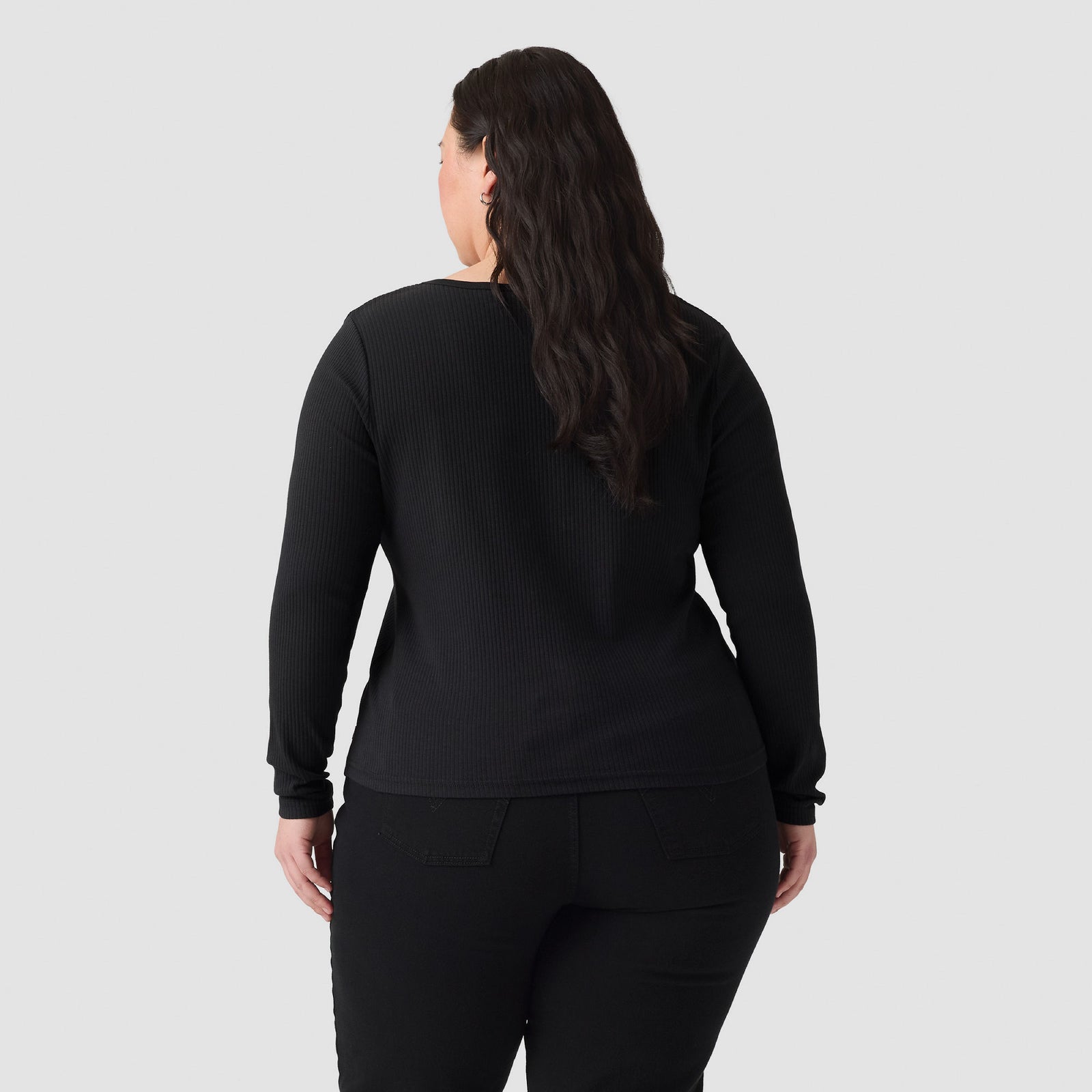 Main 3 - Levi's® Women's Austen Button-Up Long-Sleeve Top (Plus Size) - 009AZ0000