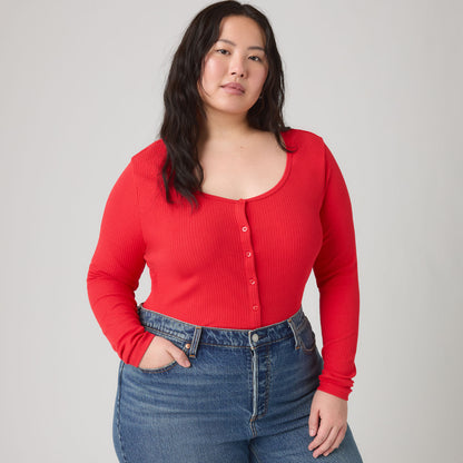 Thumbnail 4 - Levi's® Women's Austen Button-Up Long-Sleeve Top (Plus Size) - 009AZ0001
