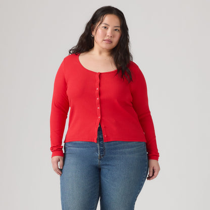 Thumbnail 2 - Levi's® Women's Austen Button-Up Long-Sleeve Top (Plus Size) - 009AZ0001