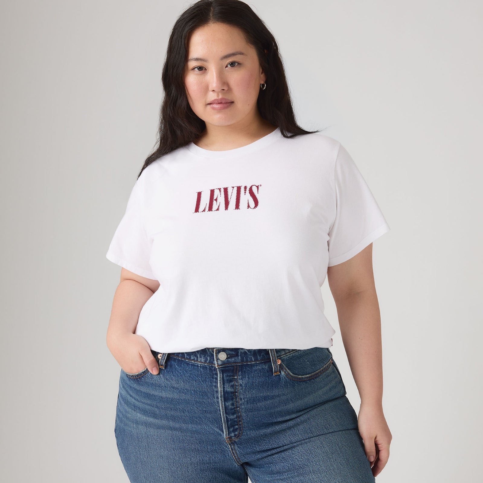 Main 2 - Levi's® Women's Perfect T-Shirt (Plus Size) - 357900454