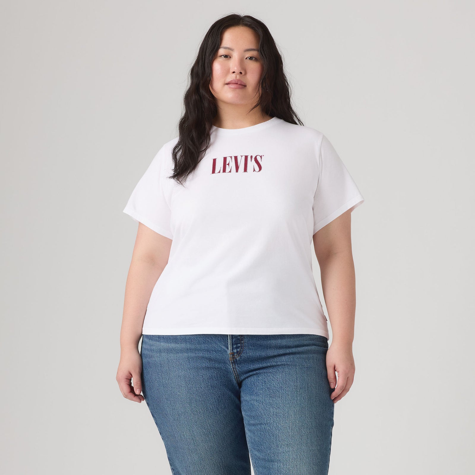 Main 4 - Levi's® Women's Perfect T-Shirt (Plus Size) - 357900454