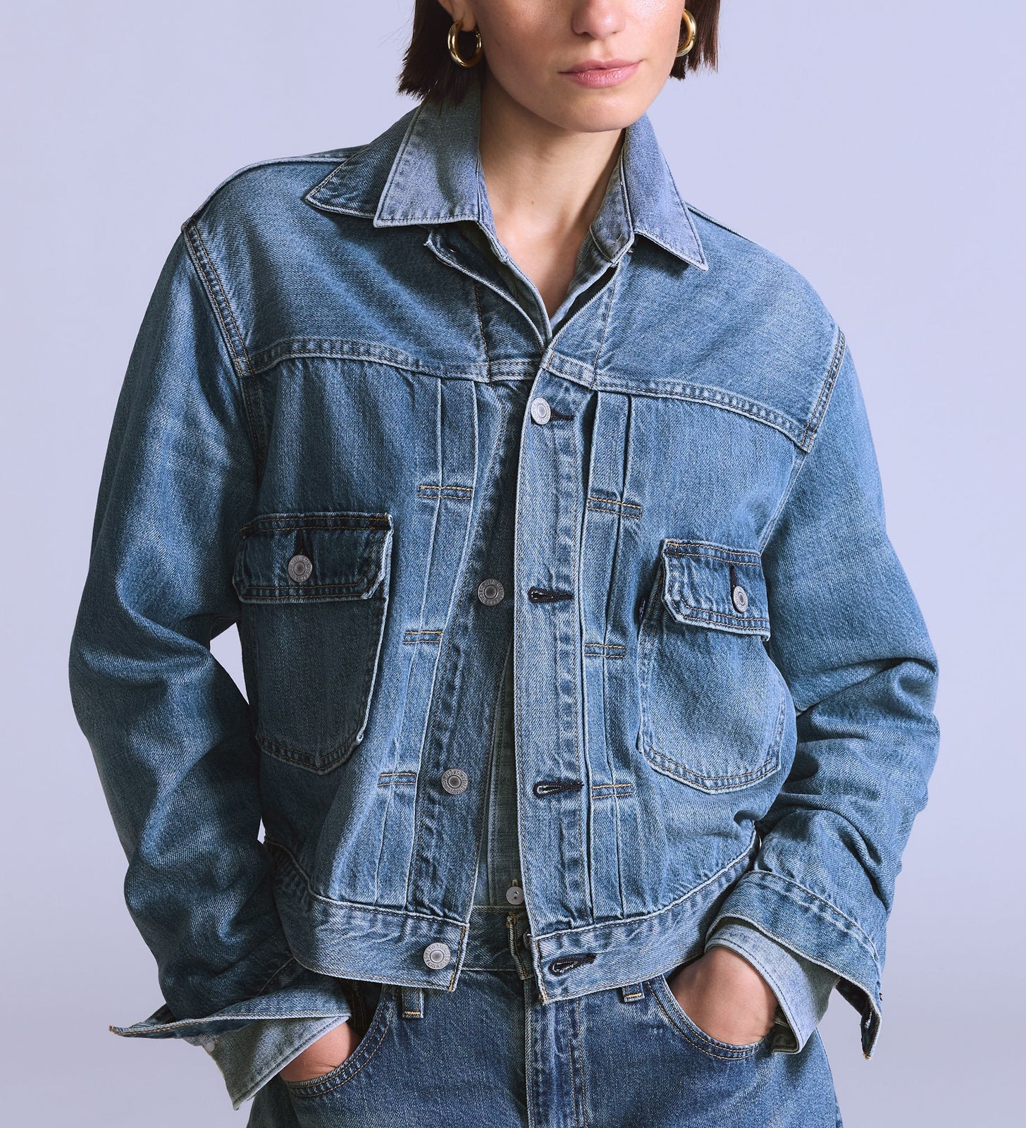 Main 4 - Levi's® Blue Tab™ Women's Type II Trucker Jacket - A58840005