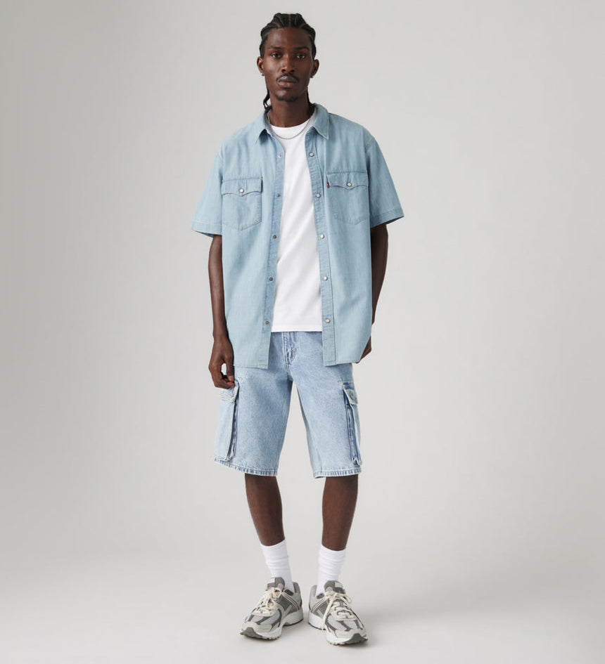 Main 4 - Levi's® Men's 478 Baggy Cargo Shorts - 001GU0004