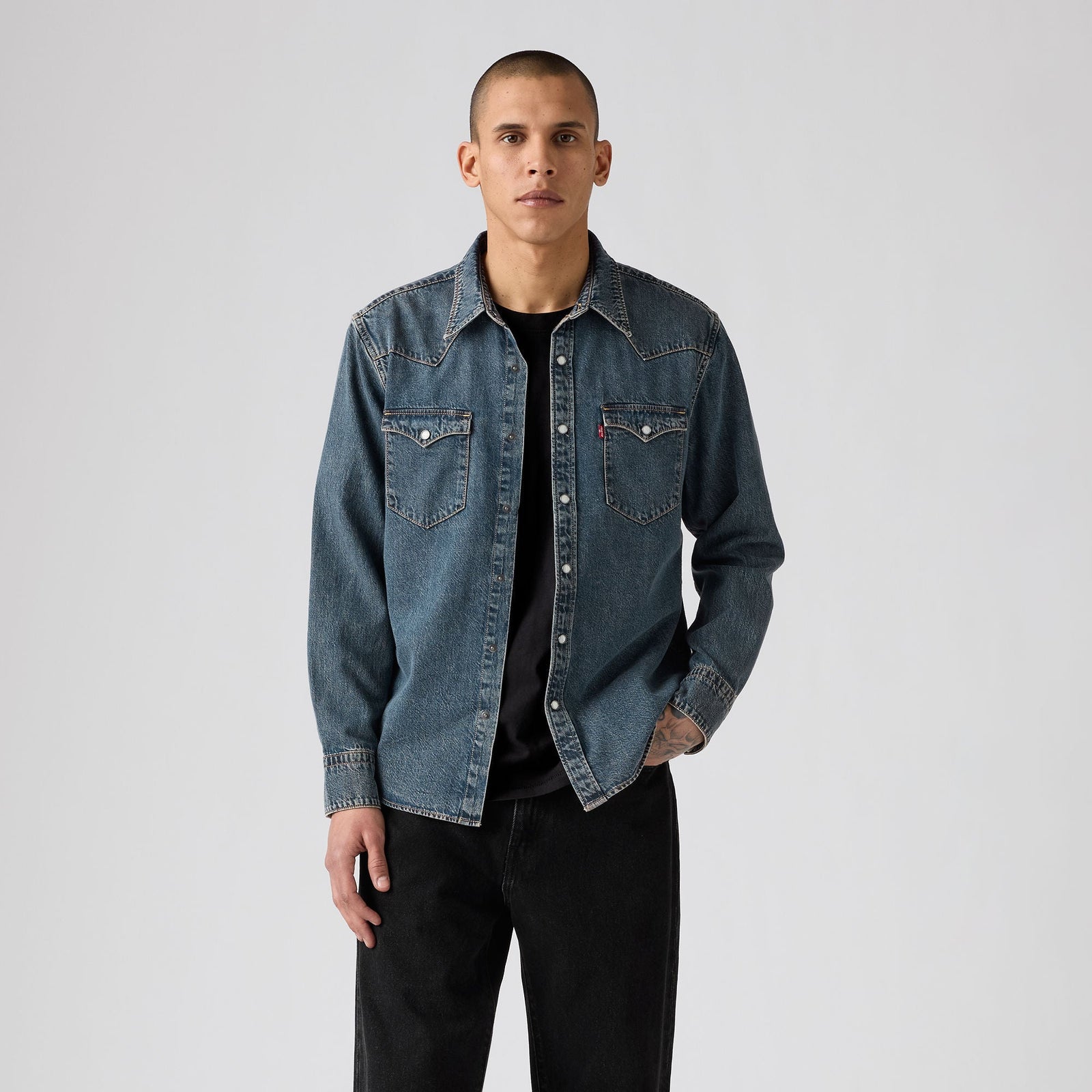 Main 1 - Levi's® Men's Barstow Standard Fit Western Shirt SCL - 