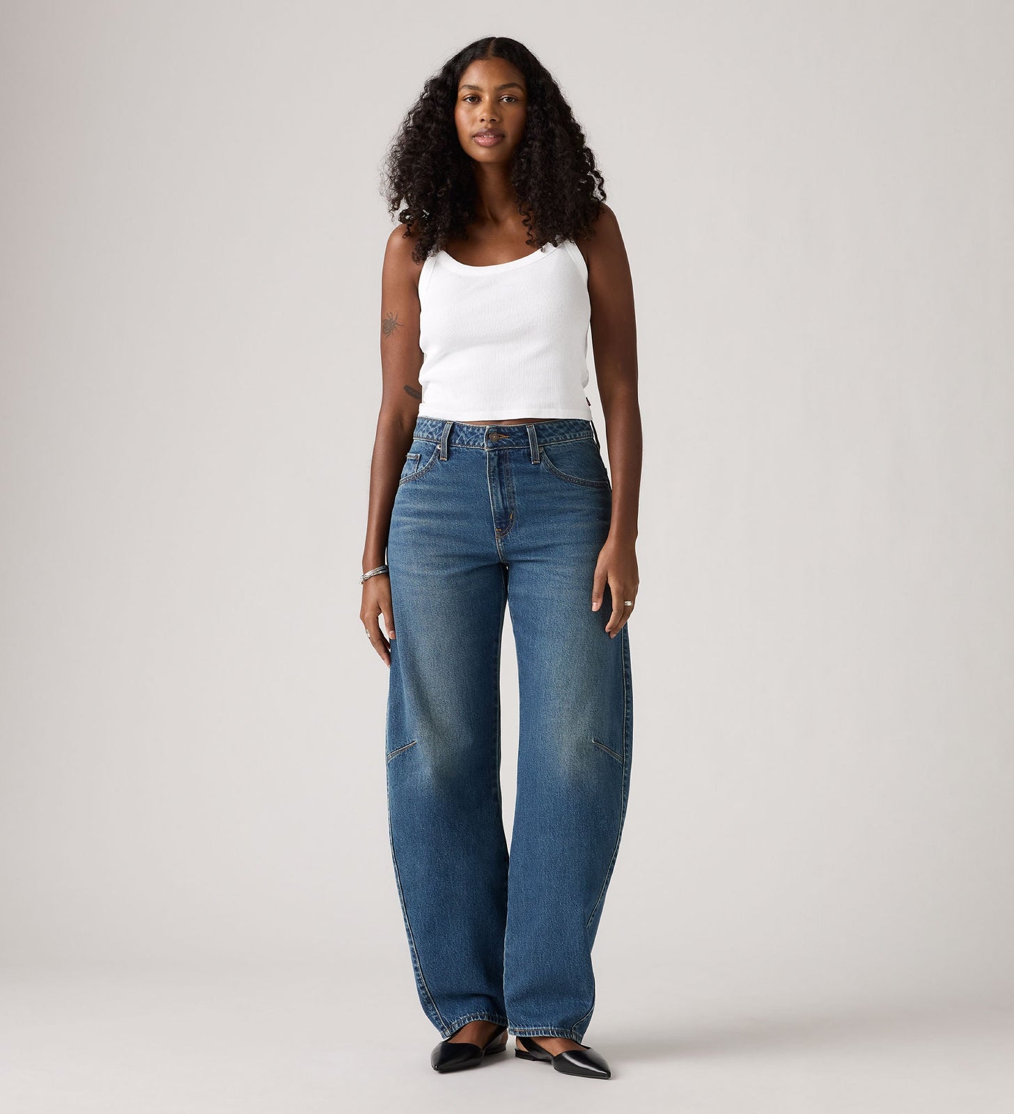Main 1 - Levi's® Women's Baggy Dad Barrel Jeans - 0039A0001