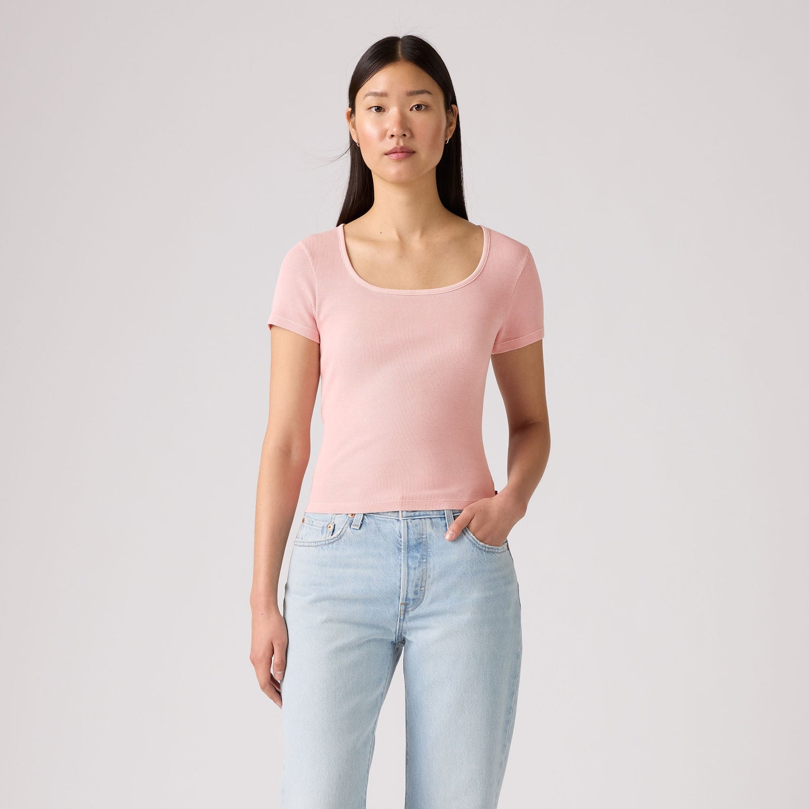 Main 3 - Levi's® Women's Essential Square Neck Tee SCL - 