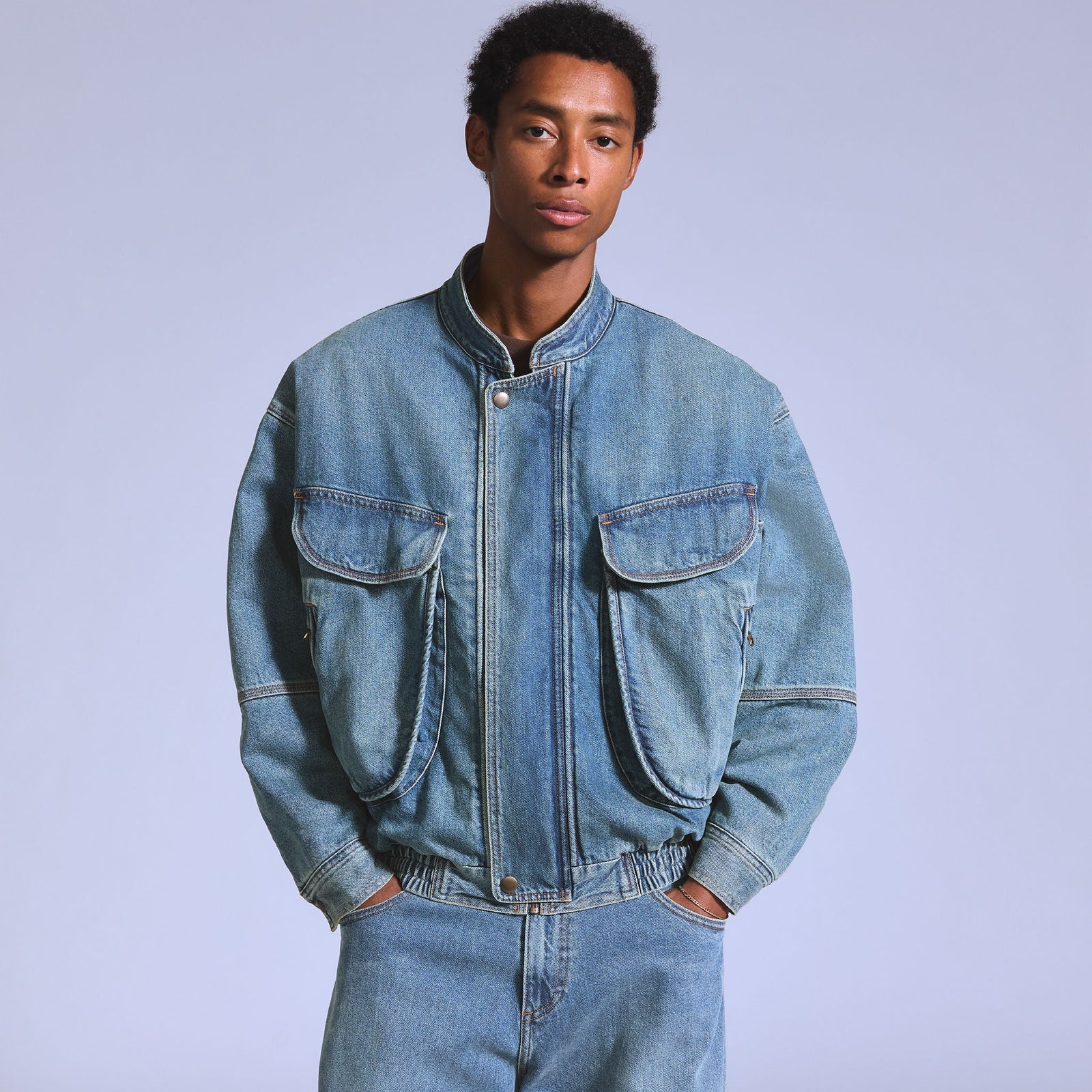 Main 1 - Levi's® Blue Tab™ Men's Denim Bomber Jacket SCL - 