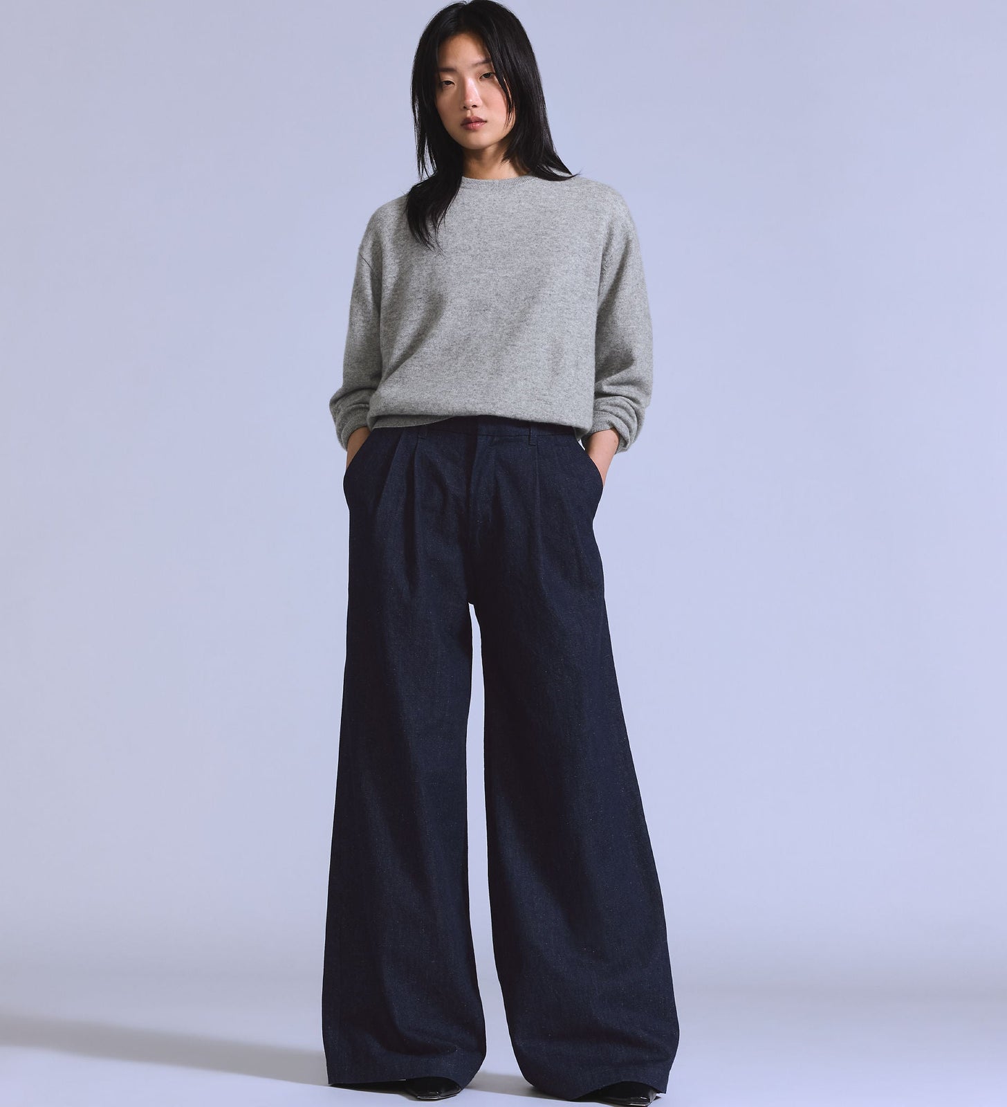 Main 1 - Levi's® Blue Tab™ Women's Denim Pleat Trousers - 006UA0000