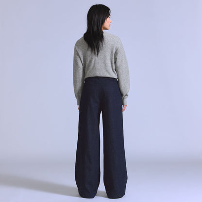 Thumbnail 2 - Levi's® Blue Tab™ Women's Denim Pleat Trousers - 006UA0000