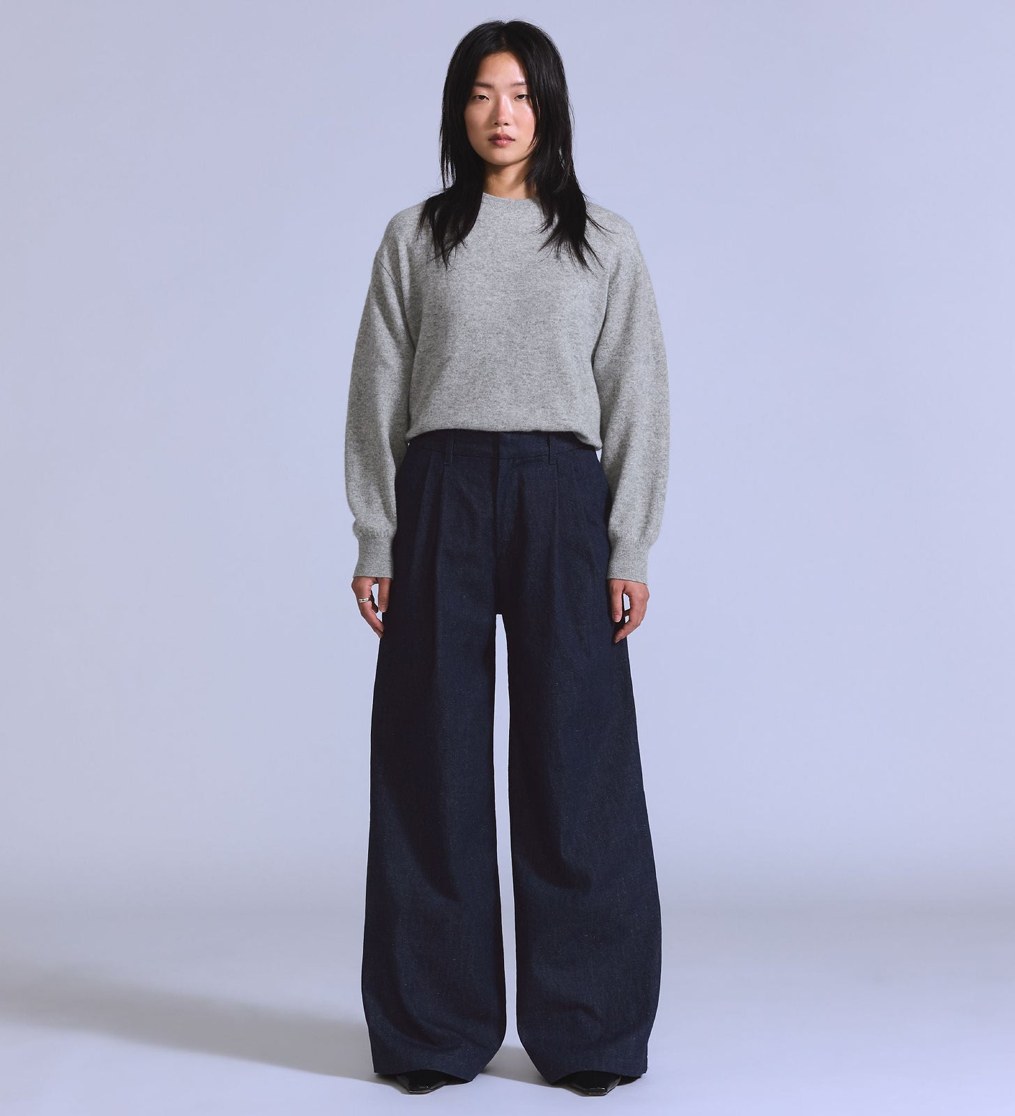 Main 3 - Levi's® Blue Tab™ Women's Denim Pleat Trousers - 006UA0000