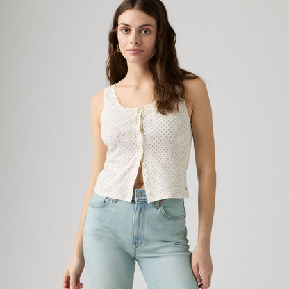 Thumbnail 1 - Levi's® Dry Goods Women's Pointelle Lace Tank - 0086L0000
