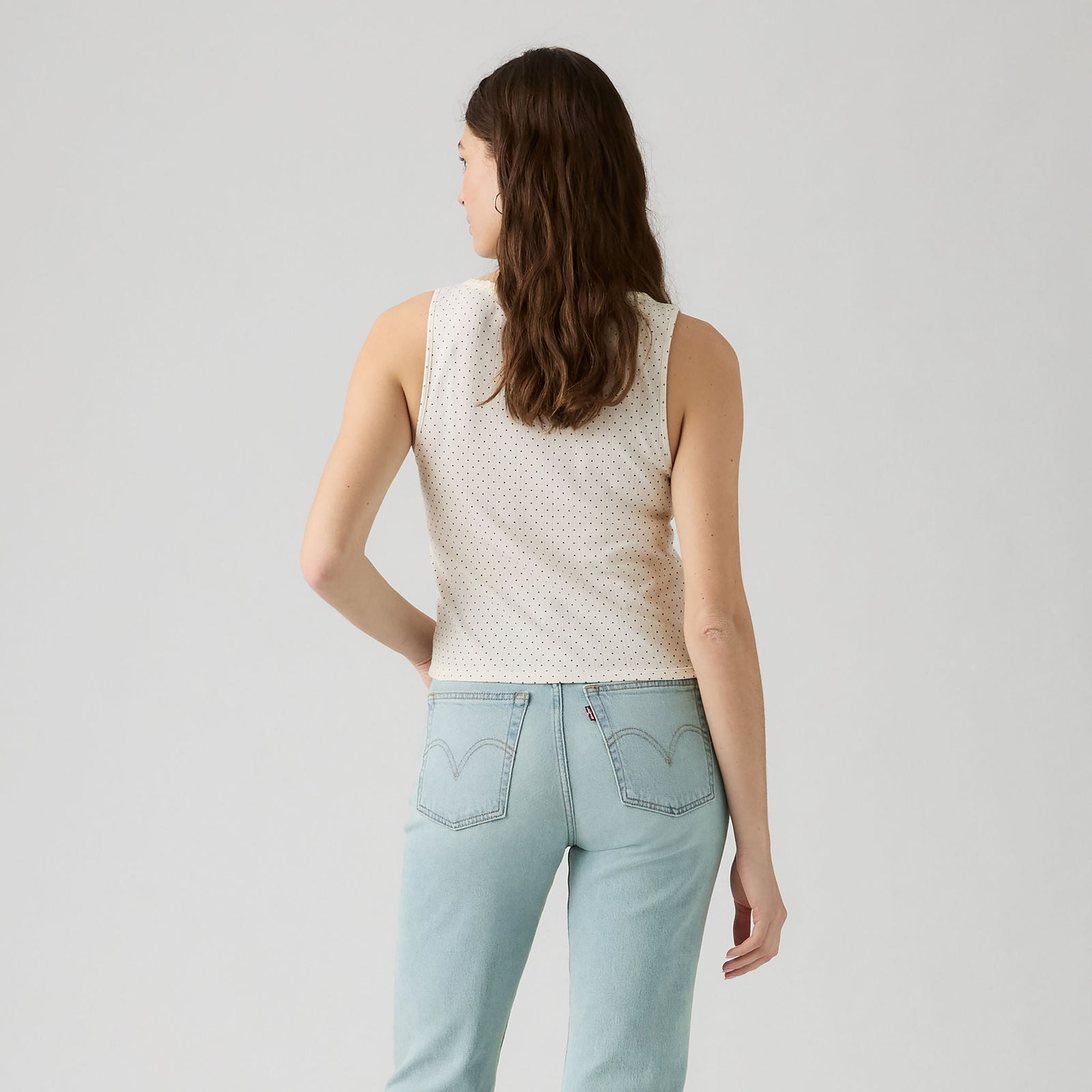 Main 2 - Levi's® Dry Goods Women's Pointelle Lace Tank - 0086L0000