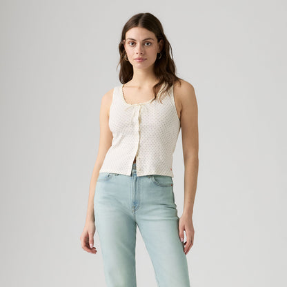 Thumbnail 3 - Levi's® Dry Goods Women's Pointelle Lace Tank - 0086L0000