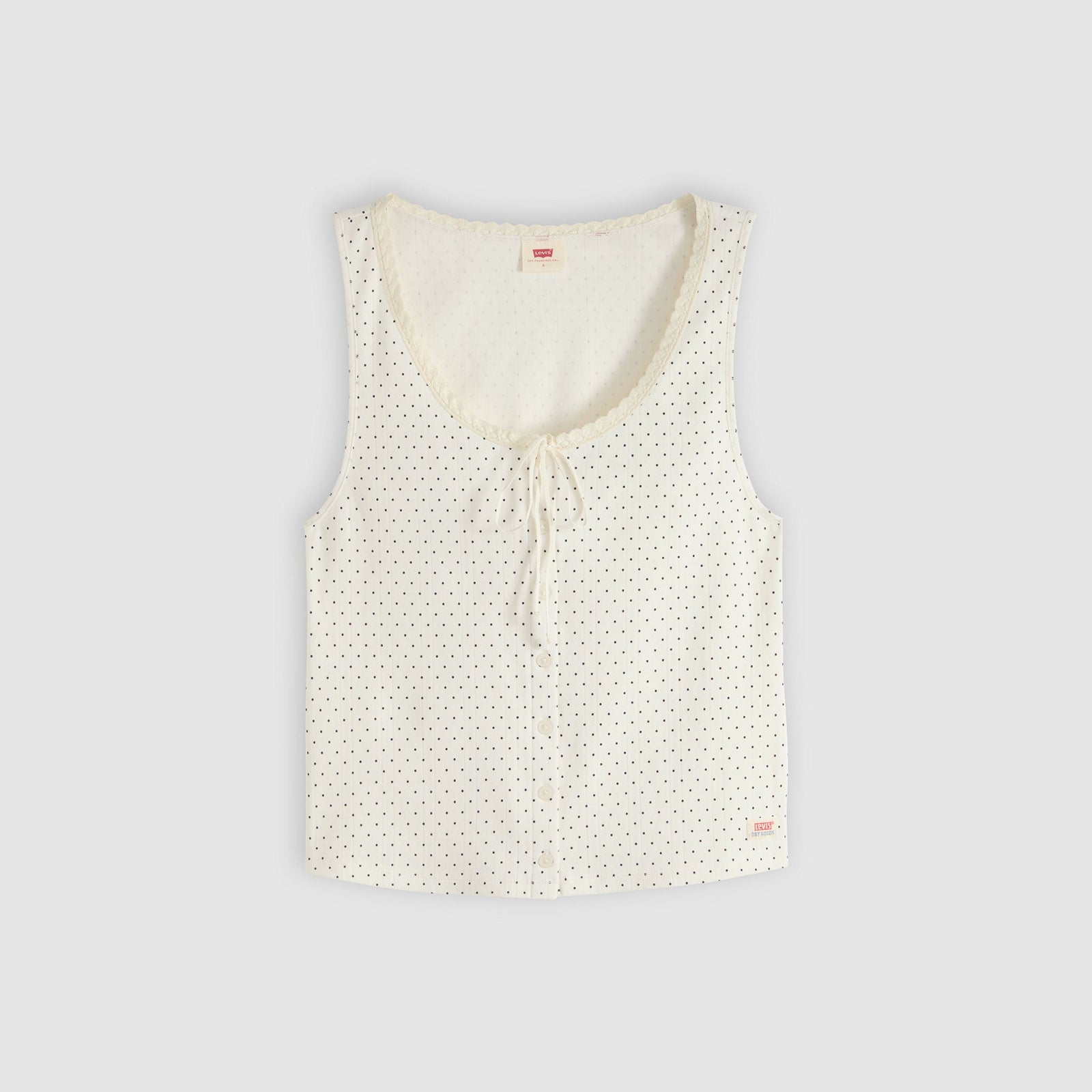 Main 6 - Levi's® Dry Goods Women's Pointelle Lace Tank - 0086L0000