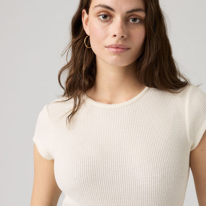 Thumbnail 4 - Levi's® Dry Goods Women's Waffle Cap Tee - 003PW0007