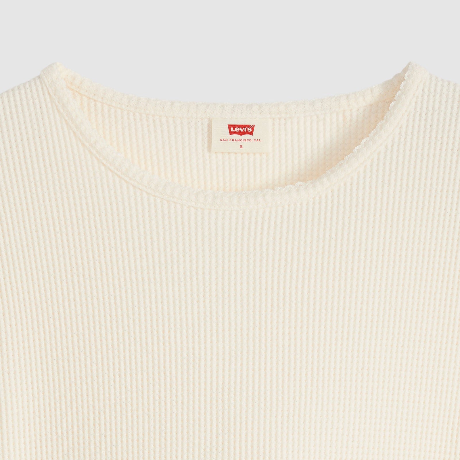 Main 7 - Levi's® Dry Goods Women's Waffle Cap Tee - 003PW0007