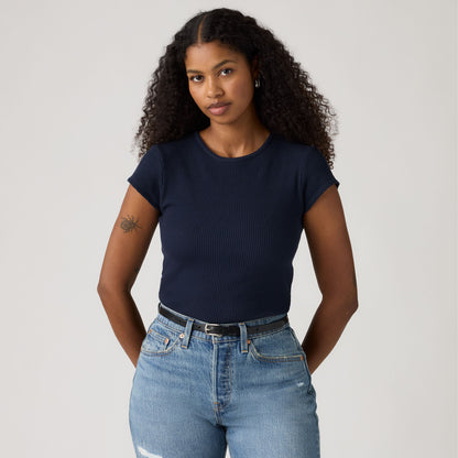 Thumbnail 1 - Levi's® Dry Goods Women's Waffle Cap Tee - 003PW0008