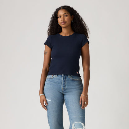 Thumbnail 3 - Levi's® Dry Goods Women's Waffle Cap Tee - 003PW0008